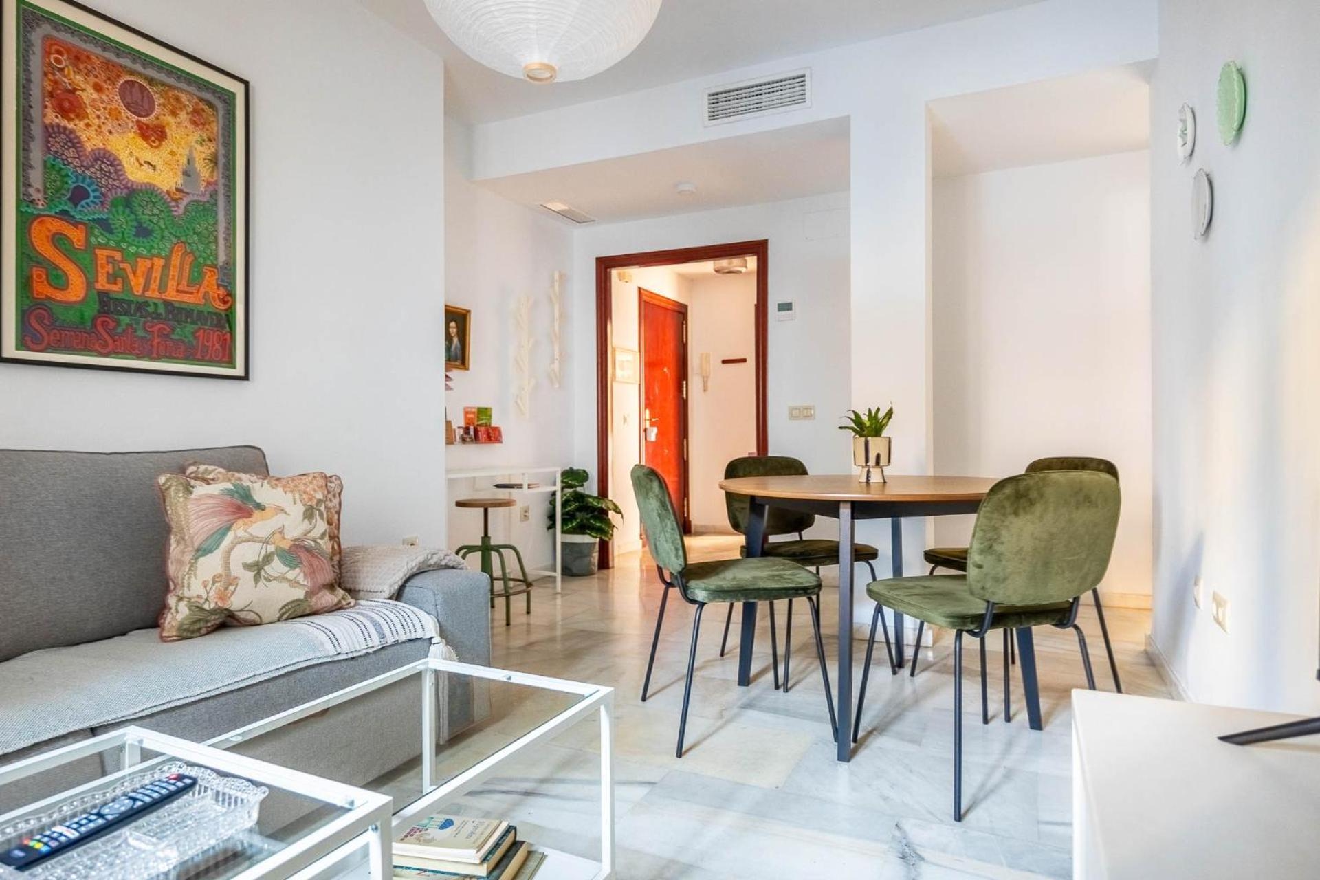 Piso Con Patio Privado Y Parking Nervion Sevilla Dış mekan fotoğraf