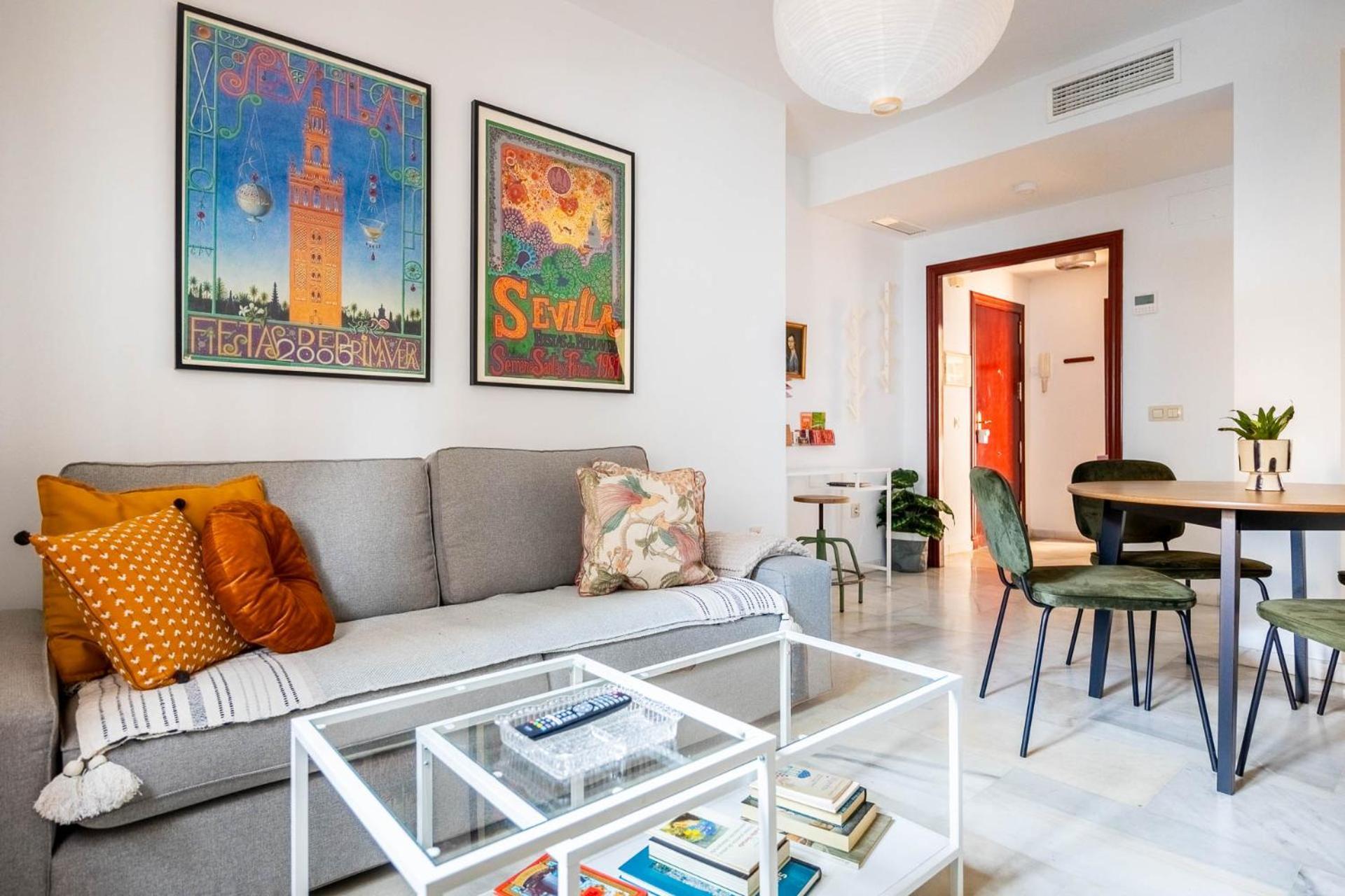 Piso Con Patio Privado Y Parking Nervion Sevilla Dış mekan fotoğraf